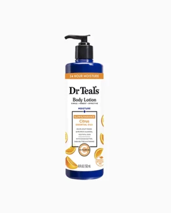 Dr Teal’s Glow & Radiance Body Lotion with Vitamin C & Citrus Essential Oils (532ml)