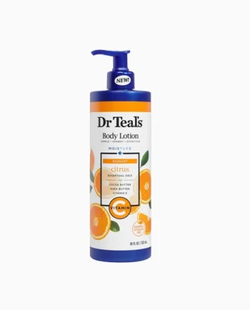Dr Teal’s Glow & Radiance Body Lotion with Vitamin C & Citrus Essential Oils (532ml)