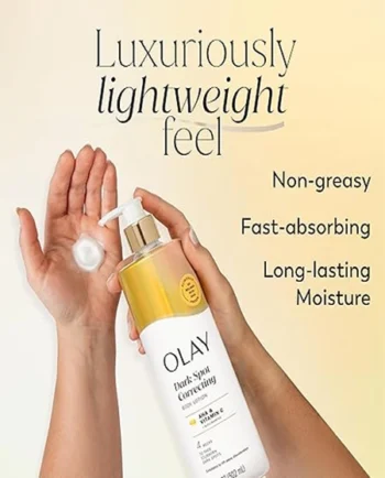 Olay Body Lotion for Women, Tone Enhancing with AHA Serum, Visibly Reduce Discolored Skin, 24hr Moisture & Hydration, Fast Absorbing Formula, Vitamin B3 Complex, For All Skin Types, 17 fl oz
